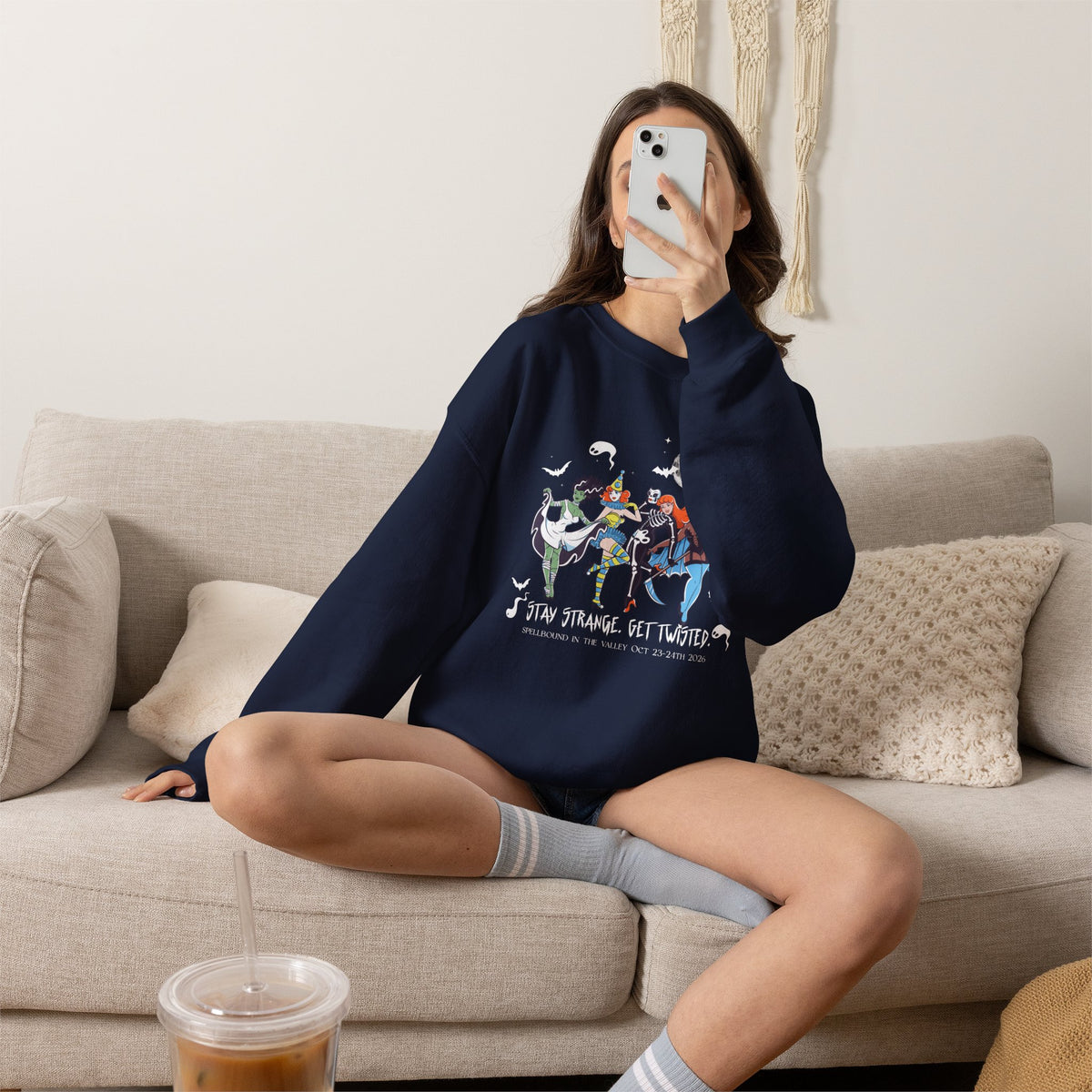 Spellbound in the Valley - White Exclusive Unisex Heavy Blend™ Crewneck Sweatshirt