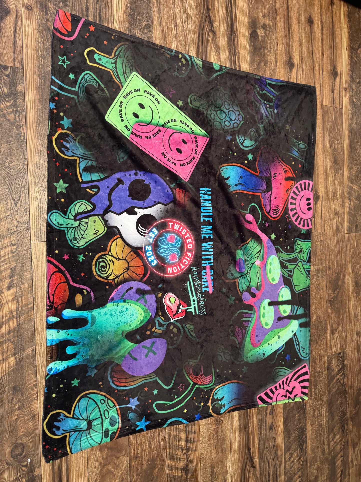 Handle Me With.... Plush Blanket