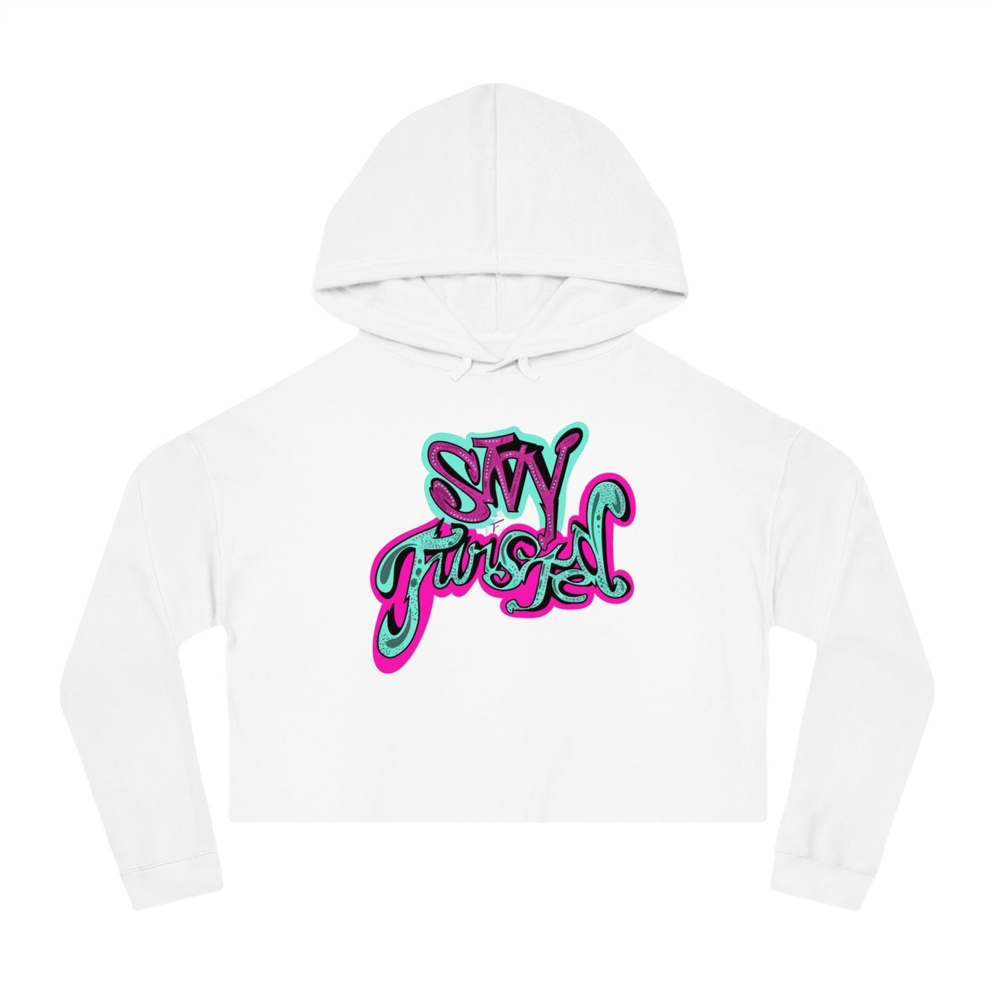 Stay Twisted Crop Hoodie