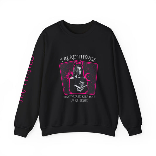I Read Things Unisex Heavy Blend™ Crewneck Sweatshirt