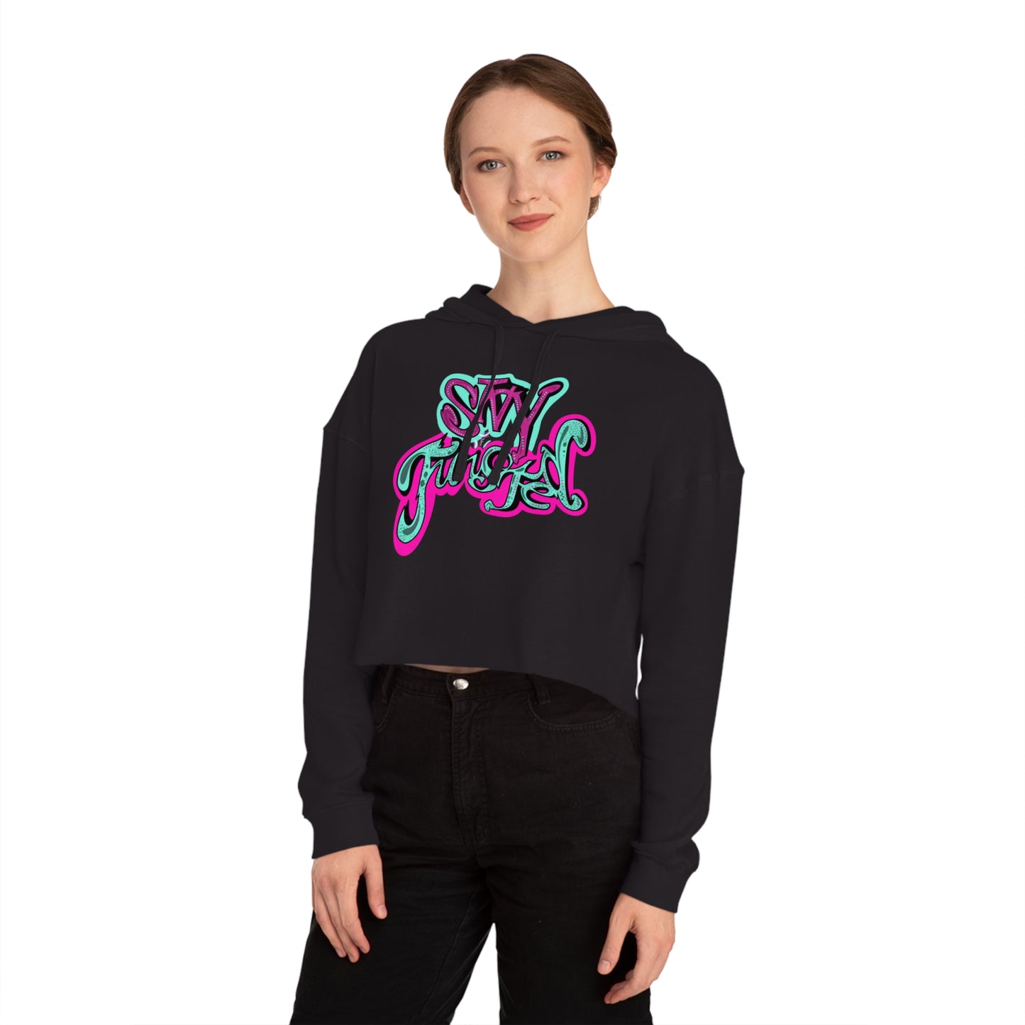 Stay Twisted Crop Hoodie