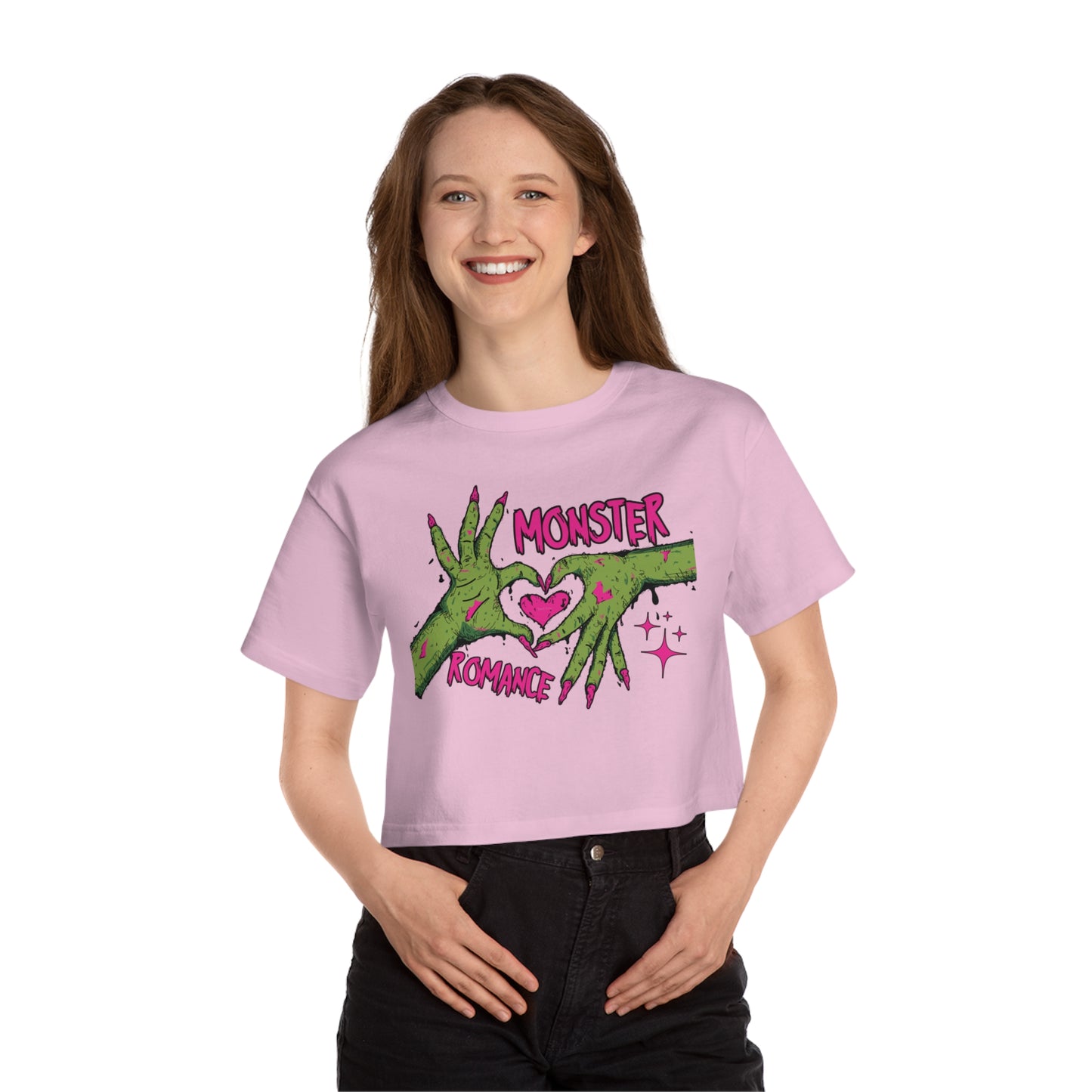 Monster Romance Cropped T-Shirt